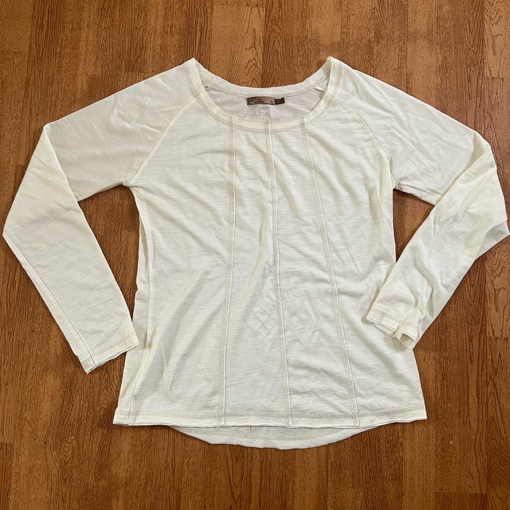 Light cream prana long sleeve